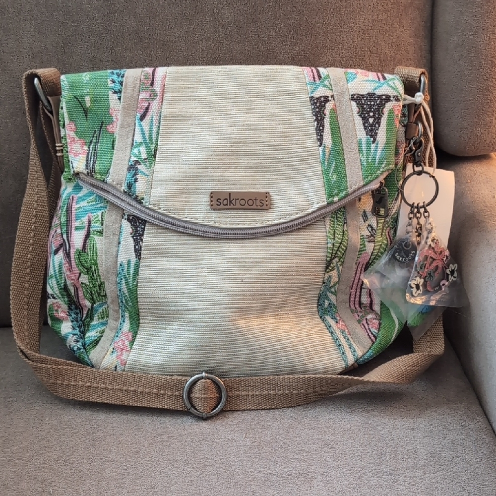 Sakroots Multicolor Crossbody Bag NWT